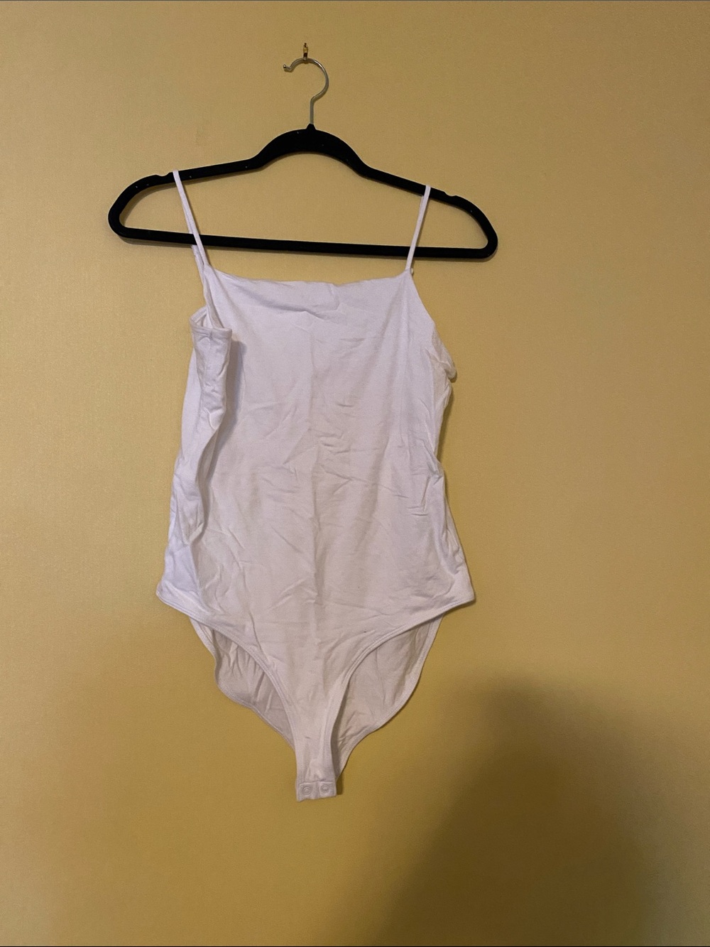 GAP White Spaghetti-Strap Bodysuit